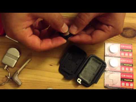 How to change the battery on an Lexus IS 250 car key remote. (2008 model)