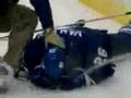 Tom kostopoulus tackle on Mike van Ryn, [Original, nasty!]