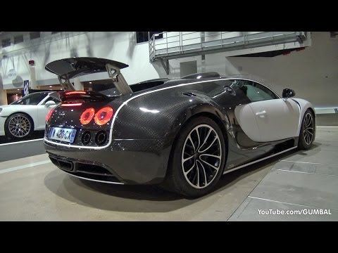 $3.5 Million Bugatti Veyron 16.4 Mansory Vivere - Start up + Driving Sound!