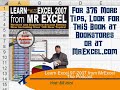 MrExcel's Learn Excel #839 - Filter by Selection