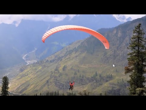 paragliding video