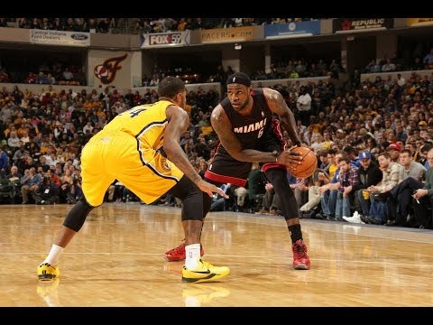Video: LeBron Single-Handedly Beats Three Pacers Defenders on Fastbreak