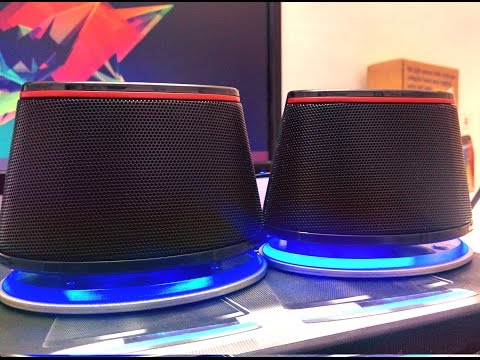 how to connect f&d speakers to laptop