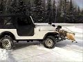 Jeep CJ Plowing Snow 2
