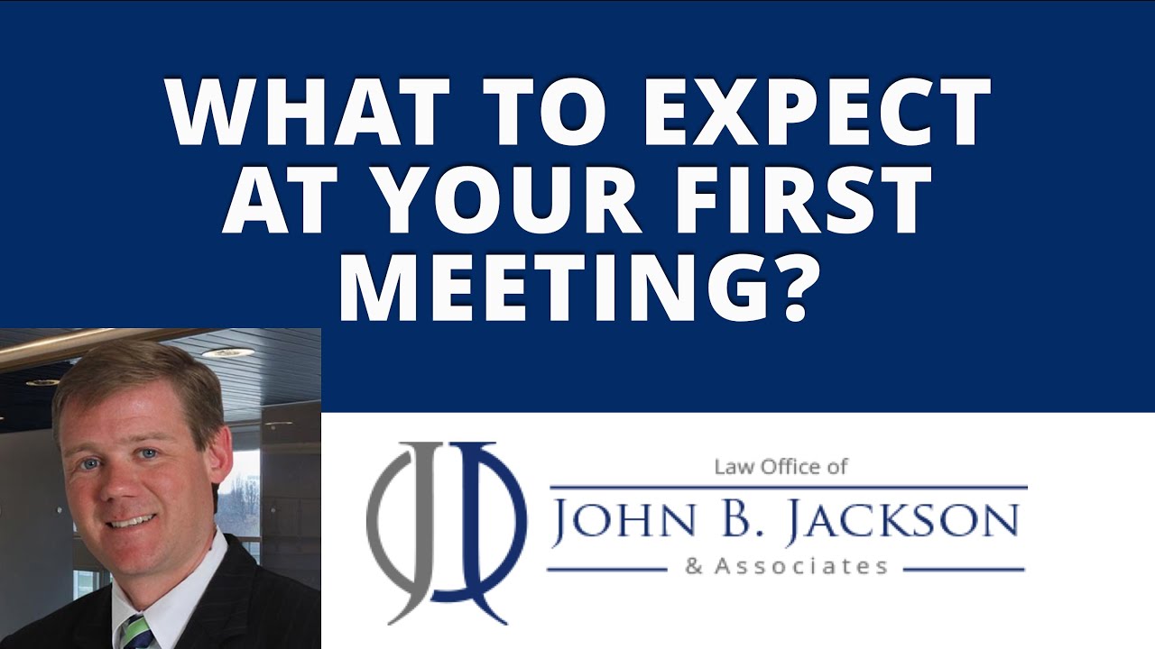 What to expect at your first meeting?