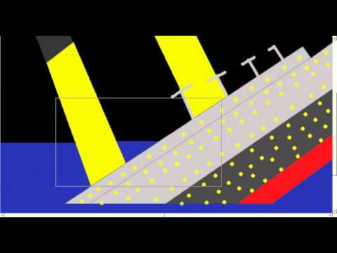 how to draw rms titanic