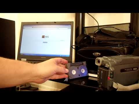 How To Transfer Old Sony Handycam Canon & RCA Video Tapes to Digital DVD Computer Format 8mm dvc