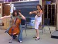 erin and i playing tribute