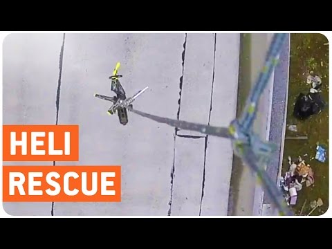 Drone Rescues RC Helicopter