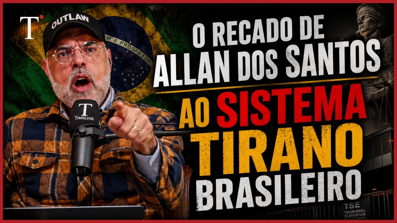 "EU NÃO VOU PARAR!" O RECADO DE ALLAN DOS SANTOS AO SISTEMA TIRANO BRASILEIRO