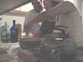 opening a bottle
