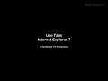 Use Tabs in Internet Explorer 7