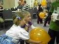 Sierra Plays With Balloon at Trunk or Treat
