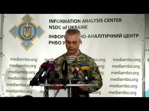 Ситуация в зоне АТО на 24.10 - СНБО (видео)