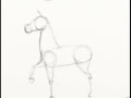 Como dibujar un caballo facilmente - How to draw a horse tutorial