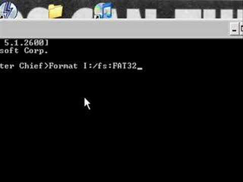how to format a usb using cmd