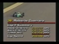 tom carnegie calls roberto guerrero's 1992 indianapolis 500 track record pole run. the audio is a bit rough in parts, but it is from the ims public address system, which was not of great quality in 1992. saturday may 9, 1992 indianapolis motor speedway speedway, indiana roberto guerrero took to the track at 534 pm est during a hectic, rain-delayed, abbreviated, indy 500 pole day session. he set new all-time one- and four lap track records on his way to the pole position. lap 1 - 38.762 seconds, 232.186 mph (new 1-lap track record) lap 2 - 38.707 seconds, 232.516 mph (new 1-lap track record) lap 3 - 38.690 seconds, 232.618 mph (new 1-lap track record) lap 4 - 38.692 seconds, 232.606 mph total - 2;34.851, 232.482 mph (new 4-lap track record) the voices heard are the live call on the public address system at the speedway. tom carnegie makes the call, along with john totten. guerrero's car owner kenny bernstein (king racing) is seen in the pits. after guerrero completed his run, his car ran out of fuel on the cool down lap, and came to a stop on the backstretch. the next car out to qualify was danny sullivan, and he blasted by the stalled car of guerrero. danny was forced to make his attempt the following day. on race day, sadly guerrero spun out on the warm up lap, hit the inside wall, and finished last.