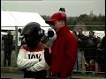 Dragrace Supertwin topgas Husum 2002 pt16. Gerd Caspari and Vaclav Hutla.