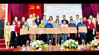 Phường Phương Đông: Trao tổng kinh phí 177 triệu đồng hỗ trợ hộ cận nghèo năm 2023