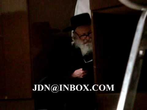 Kinos with Serdaheli Rebbe Tish B’av 5770