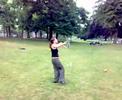 Debbie spinning around