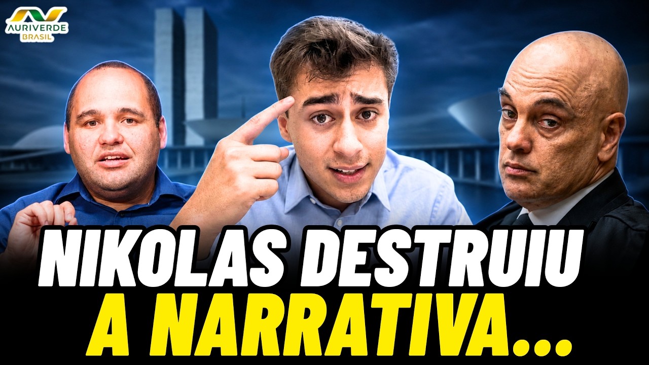 Nikolas Ferreira quebra o silêncio sobre Vorcaro e parte para cima de Moraes