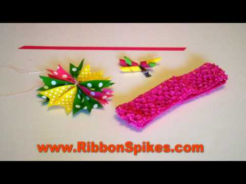 how to attach bow to headband