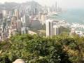 hong kong new year mountain harbour view 2009