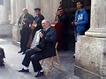 Street Musicians in Rome playing tango Street Musicians in Rome playing tango