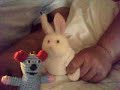 MOOSEYS WHITE RABBIT NAUGHTY BLUE MATE
