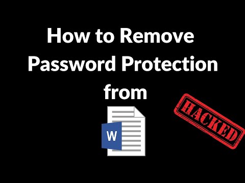 how to remove mdb password