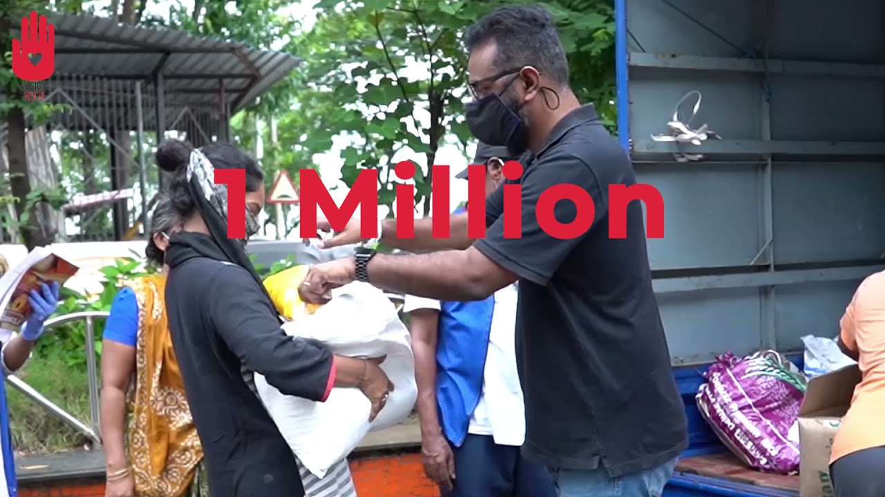 Vision Rescue | NGO in Mumbai | COVID-19 Response | 1 millionth meal!