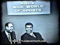 ali vs cleveland williams abc wide world of sports with howard cosell pt.1 of 3
