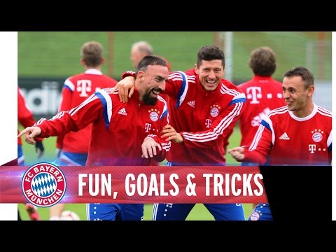 Fun, Goals & Tricks at FC Bayern Training