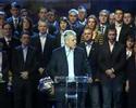 Boris Tadić govori na konvenciji povodom početka BG kampanje