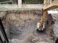 Excavating for a Manhole