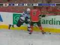 Flames Cory Sarich destroys Partick Marleau (Better version)
