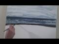Cold Beach Painting (watch in hd, cc english,spanish)