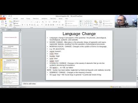 Historical Linguistics