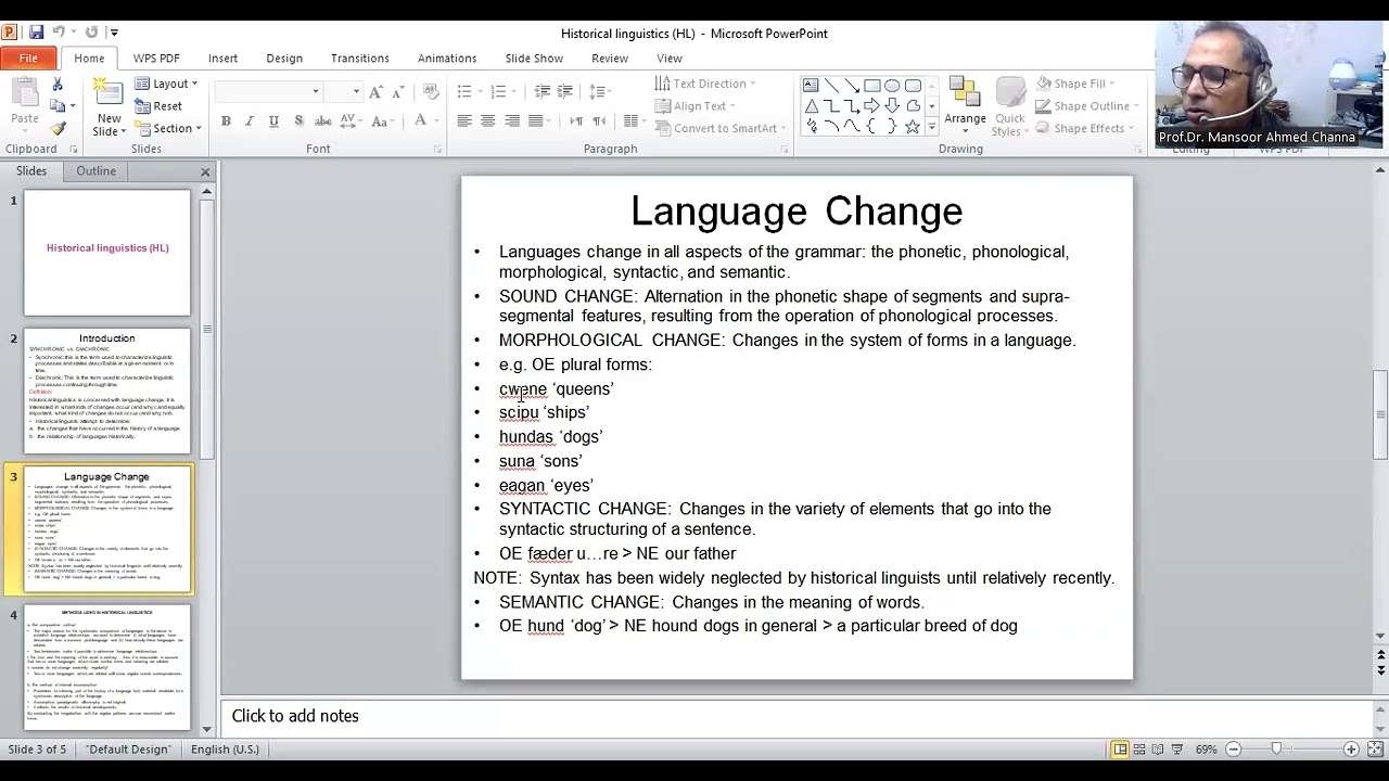 Historical Linguistics