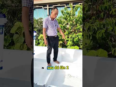 Trưa nắng đi chân trần trên mái nhà mà không thấy nóng là nhờ có sơn này nè cả nhà 