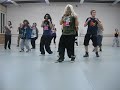 hip hop dance class with Jaz (mega jam)... this is an open class... everyone is welcome.... vid is taken at the end of class. www.megajam.com.au
