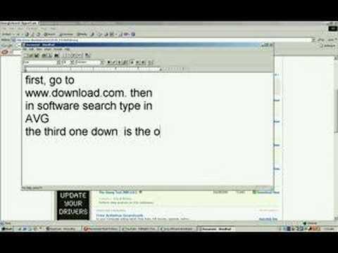 How to get AVG anti virus.