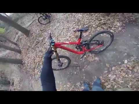 Test Ride Trek Session 9.9 Downhill Mountain Bike Allaire State Park New Jersey