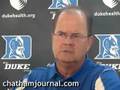 Football Coach David Cutcliffe at Duke Media Day