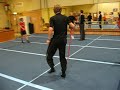 Sindre Roar Fosse og Andrè Fløystad prøver rytmisk gymnastikk for første (og siste?) gang...