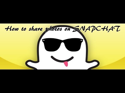 how to snapchat from gallery