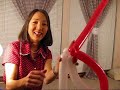 How to make a candy cane or twisty balloon hat