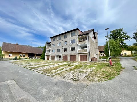 Video Prodej bytu 3+1, 78 m2, lodžie/sklep, obec Miloňovice, okr. Strakonice