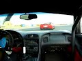 Corvette 2006 C6 Z06(stock) vs Mod. 427 C5 in-car video Corvette 2006 C6 Z06(stock) vs Mod. 427 C5 in-car video